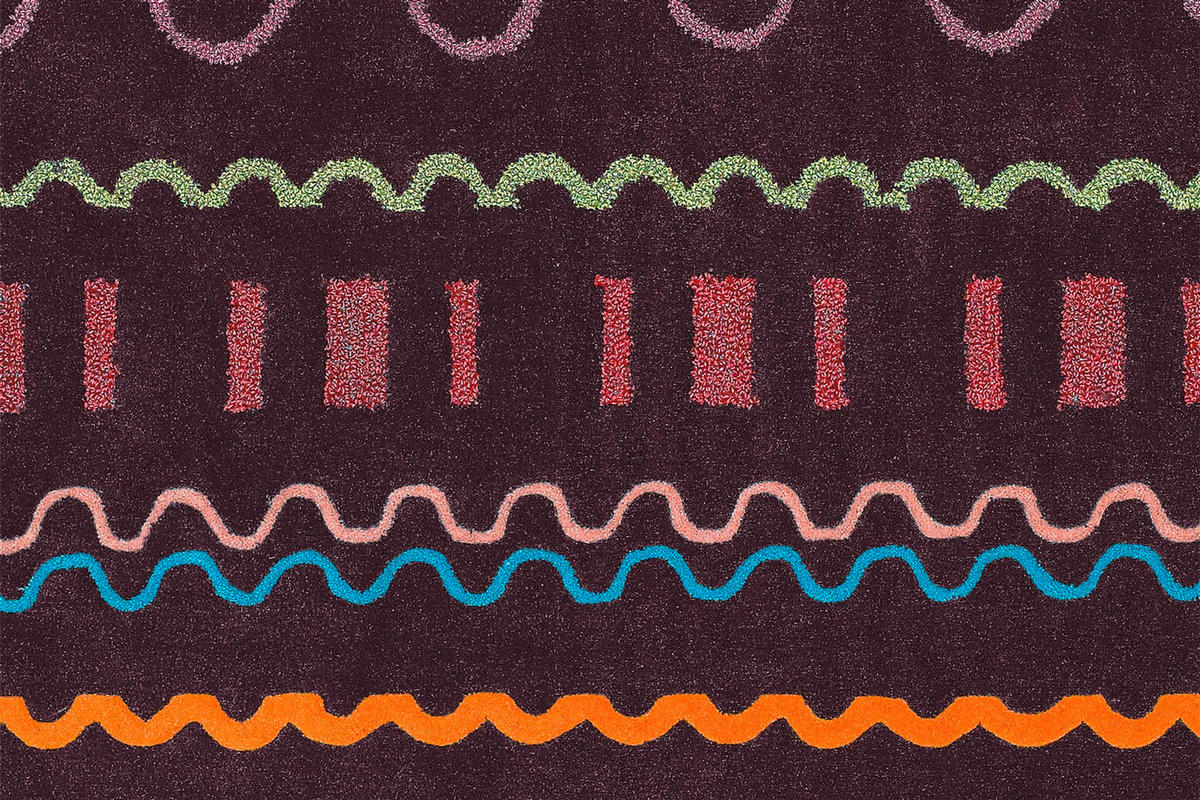 WEBTEPPICH 170/240 cm Violett, Multicolor  - Violett/Multicolor, Basics, Textil (170/240cm) - Novel