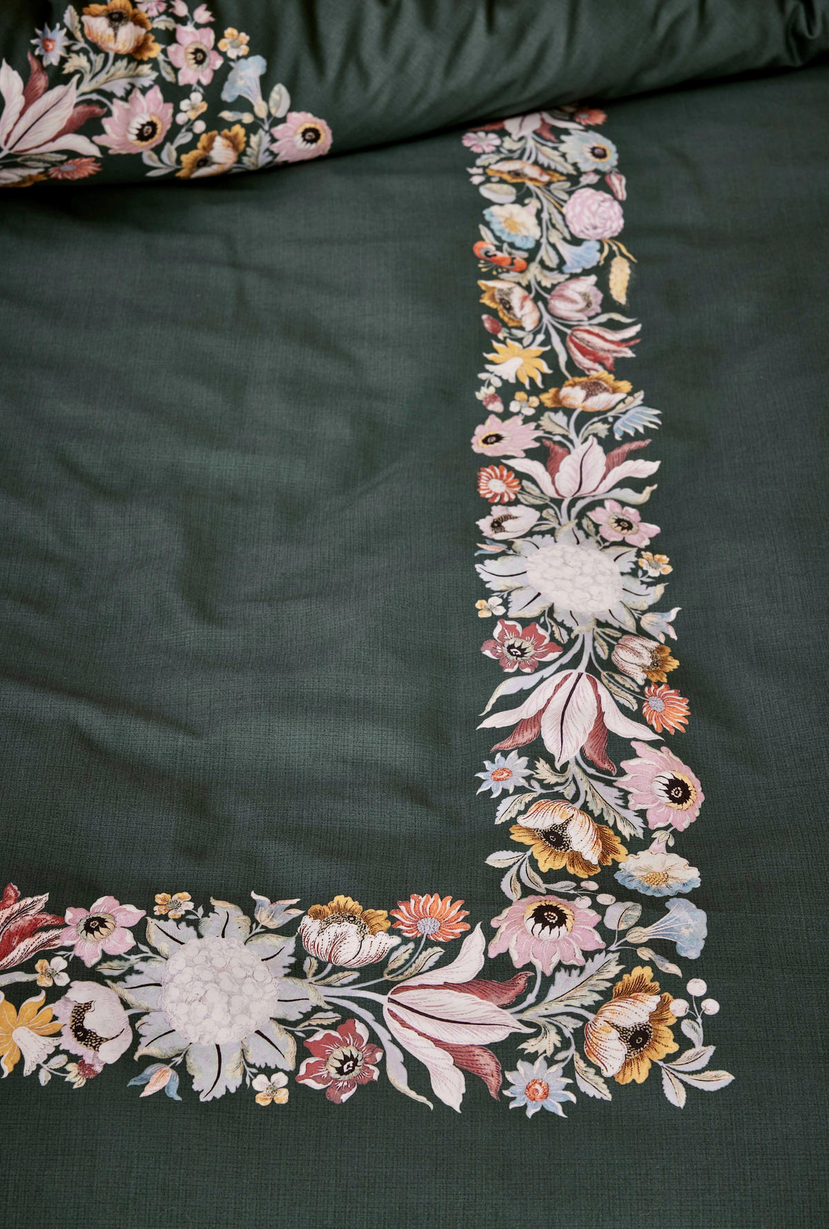 BETTWÄSCHE H/W 2024 Satin 140/200 cm  - Grün, Basics, Textil (140/200cm) - Essenza