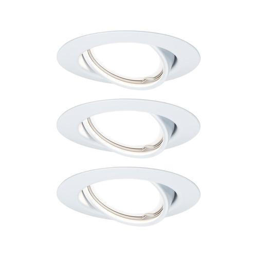 LED-SPOT-SET  - Weiß, Basics, Metall (9cm) - Paulmann