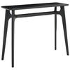 KONSOLENTISCH Eiche massiv Schwarz  - Schwarz, Design, Holz (100/80/35cm) - MID.YOU