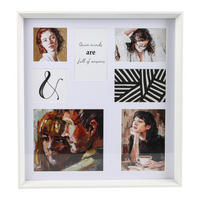 MULTIRAHMEN 43,8/47/4 cm  - Weiß, Basics, Glas/Papier (43,8/47/4cm) - Monee