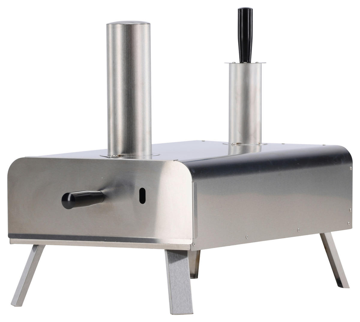 PIZZAOFEN  - Silberfarben, KONVENTIONELL, Metall (85.8/49.9/37cm) - Gardenson