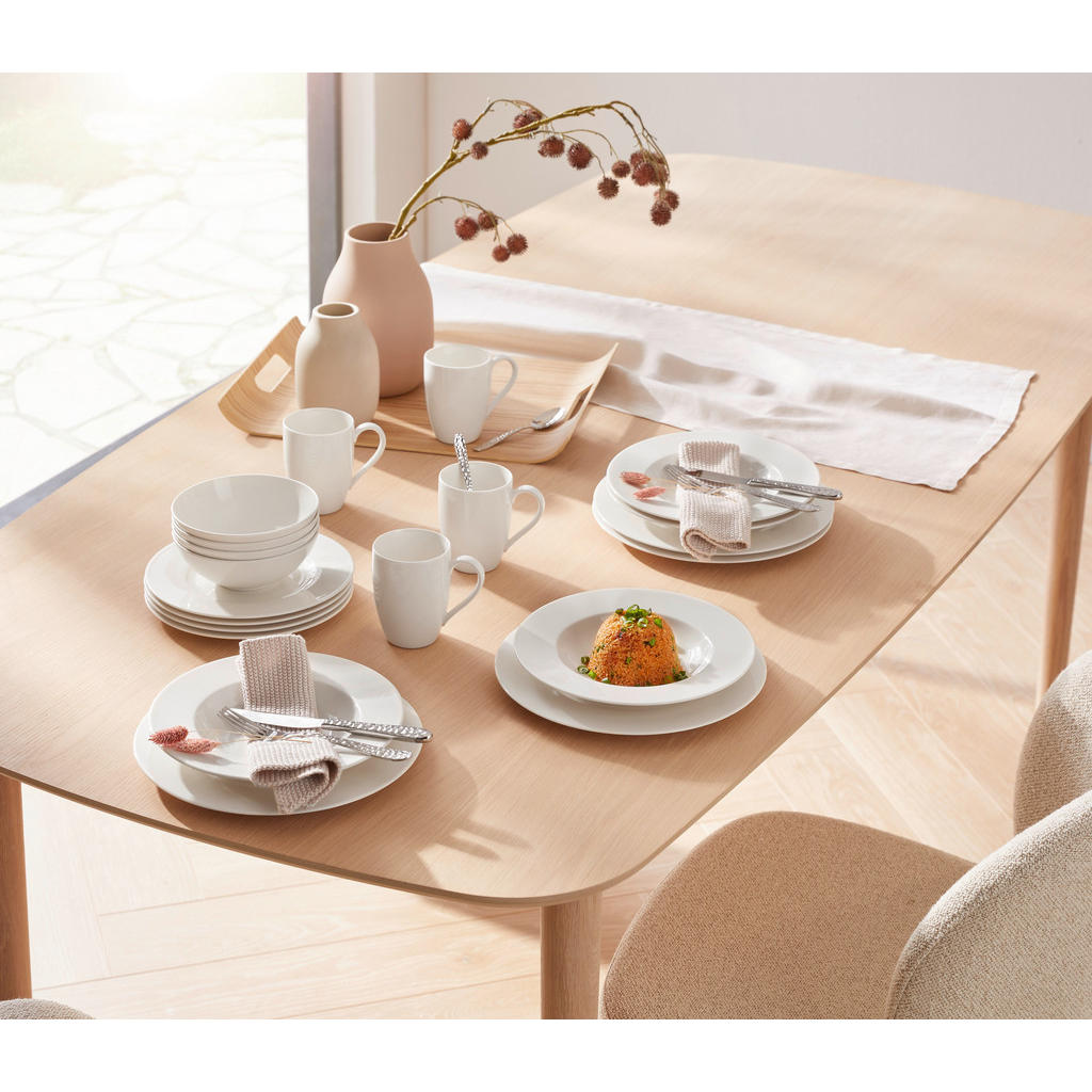 Thumbnail - Villeroy & Boch Kombiservice Basic White, Weiß, Keramik, 20-teilig, Uni, 300 ml,500 ml, Essen & Trinken, Geschirr, Gesch...