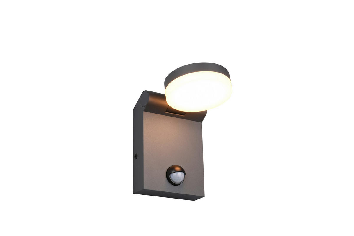 AUßENWANDLEUCHTE 10/19 cm   - Anthrazit, Basics, Metall (10/19cm)