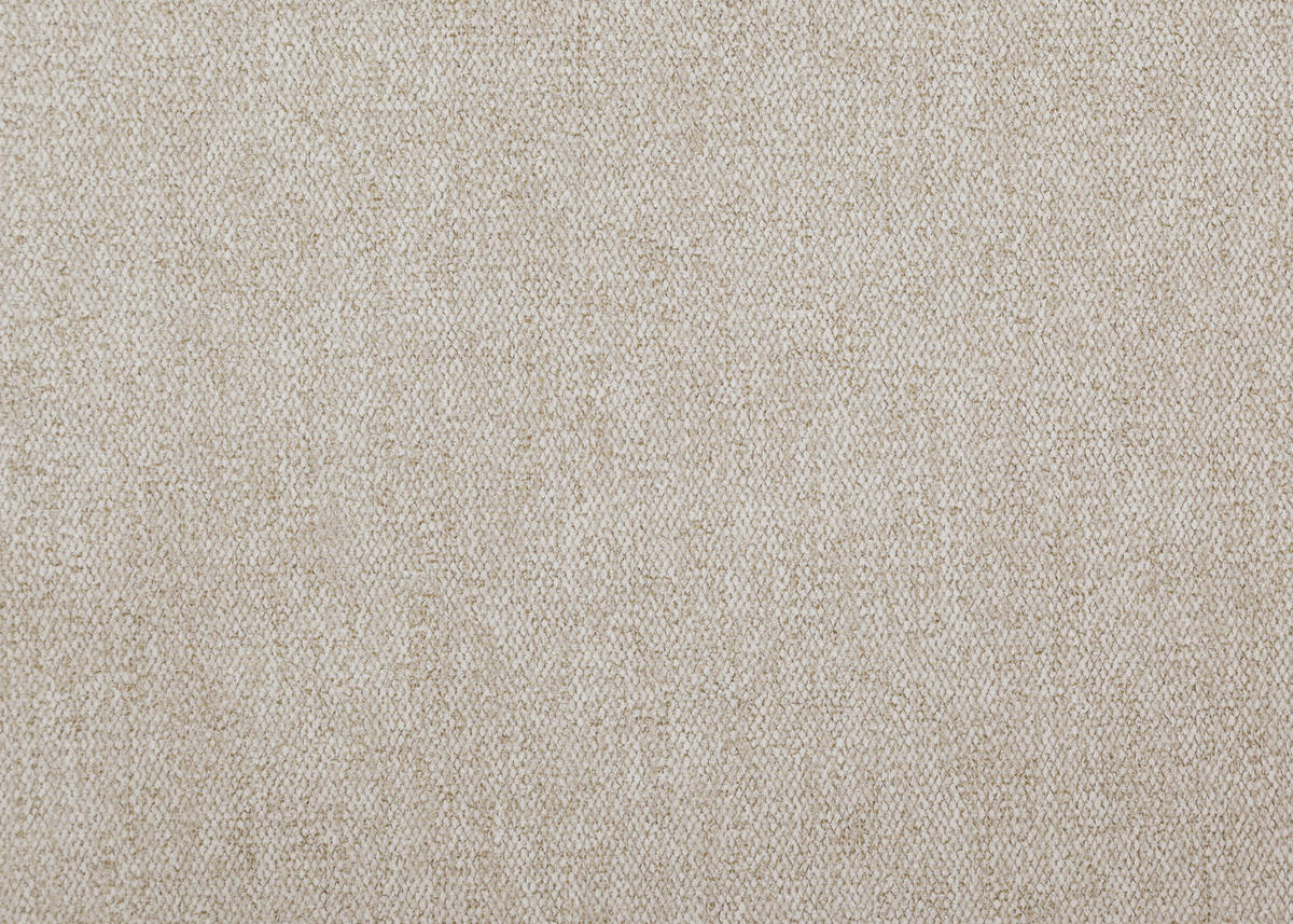 ECKSOFA Naturfarben, Sandfarben Flachgewebe  - Sandfarben/Eichefarben, Design, Holz/Textil (245/171cm) - Stylife