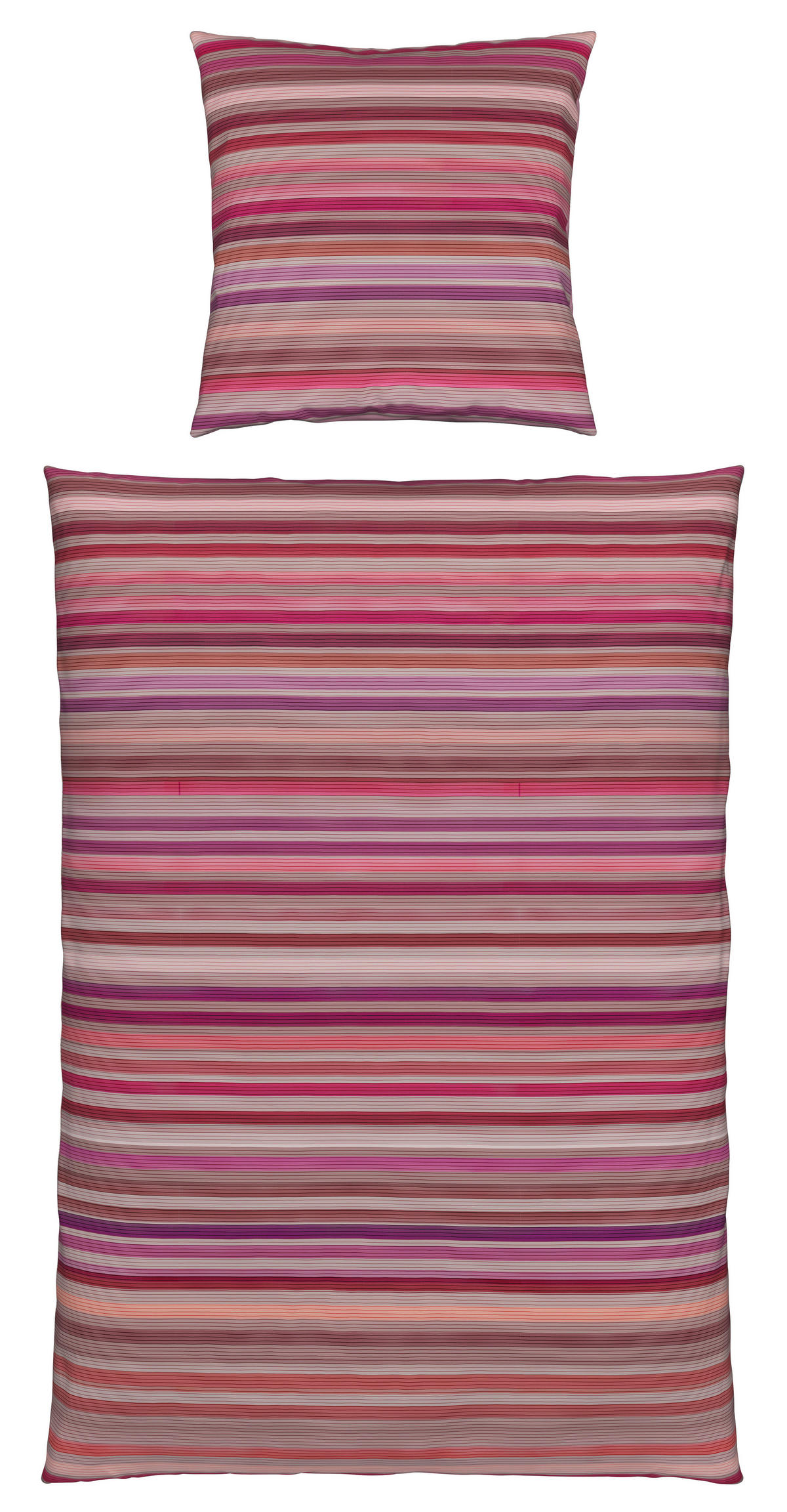 WENDEBETTWÄSCHE Satin 155/220 cm  - Multicolor, Textil (155/220cm) - Novel