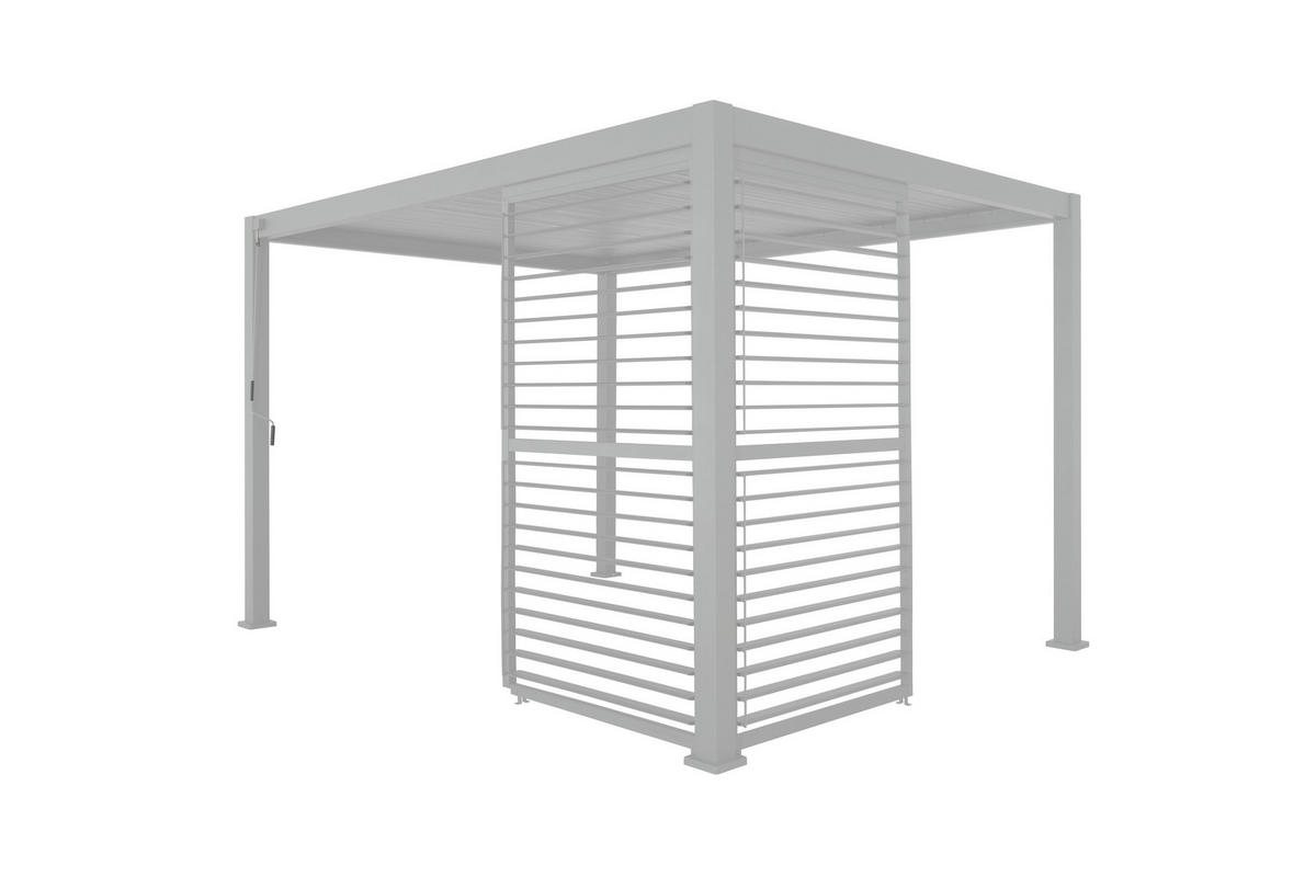 LAMELLENTEIL DELUCE/CLASSIC  - Weiß, LIFESTYLE, Metall (93/240/10cm) - Gardenson