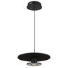 VISEČA LED-SVETILKA   //3000 K/230 V/ - črna, Basics, kovina/umetna masa (38/150cm) - Globo