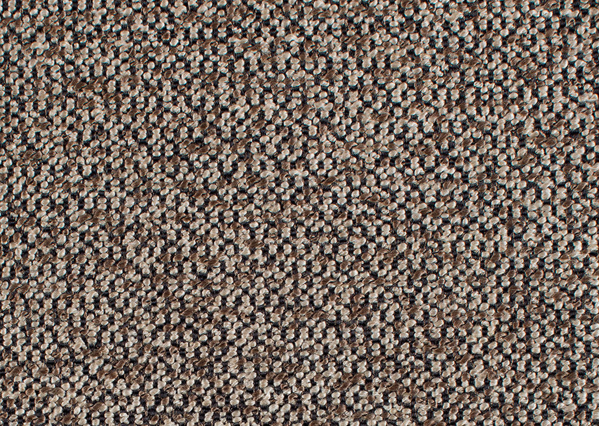 ECKSOFA in Flachgewebe Braun, Goldfarben  - Chromfarben/Goldfarben, Design, Holz/Textil (240/132cm) - Koinor