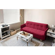 SCHLAFSOFA Juice in Rot  - Rot/Naturfarben, Design, Holz/Textil (165/92/102cm) - Novel