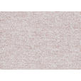 ECKSOFA in Webstoff Hellrosa  - Hellrosa/Schwarz, Design, Textil/Metall (265/180cm) - Carryhome