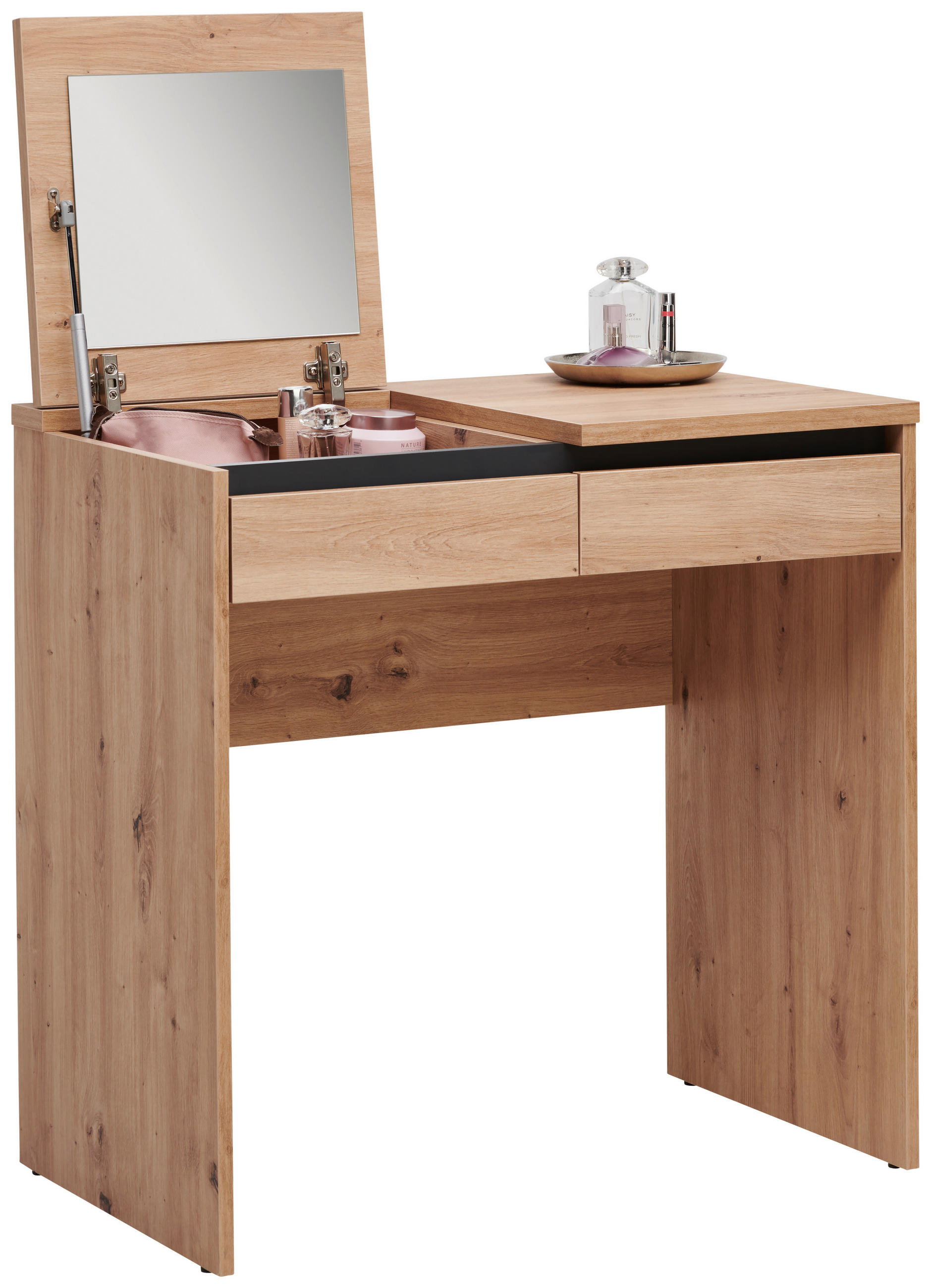 SCHMINKTISCH in Eiche Artisan  - Eiche Artisan, Design, Holzwerkstoff (80/48/78,9cm) - Carryhome