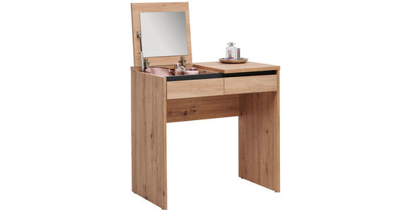 SCHMINKTISCH Eiche Artisan  - Eiche Artisan, Design, Holzwerkstoff (80/48/78,9cm) - Carryhome