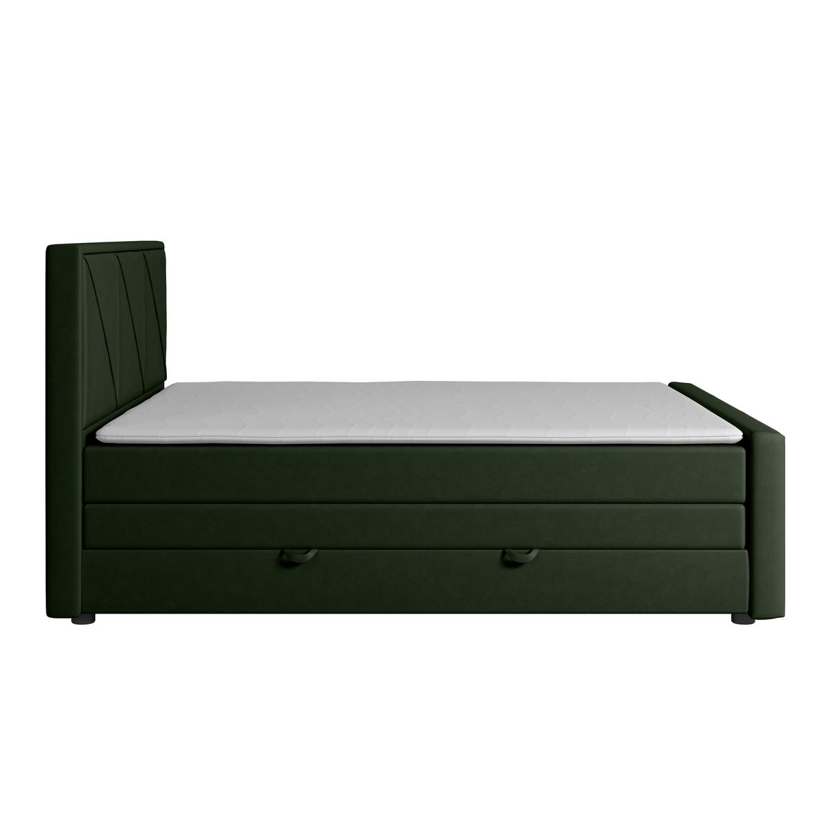 BOXSPRINGBETT 180/200 cm  in Grün  - Grün, Modern, Holz/Kunststoff (180/200cm) - MID.YOU
