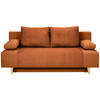 SCHLAFSOFA in Cord, Velours Rostfarben  - Rostfarben/Buchefarben, Konventionell, Holz/Textil (191/92/89cm) - MID.YOU