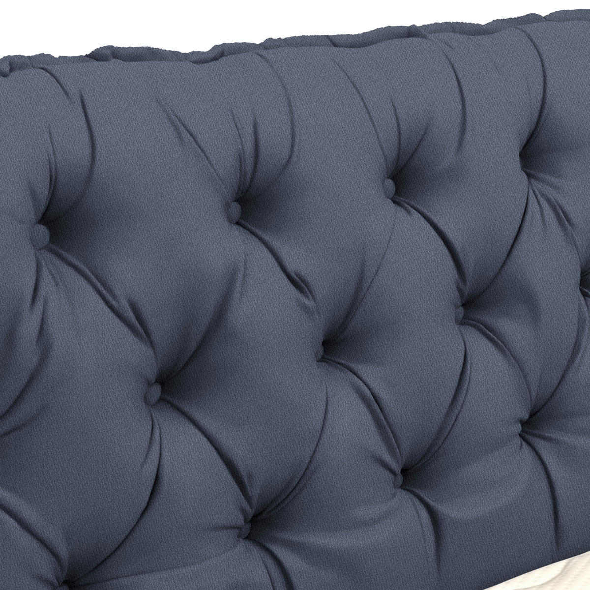 BOXSPRINGBETT 180/200 cm  in Blaugrau  - Blau/Silberfarben, Basics, Holzwerkstoff/Textil (180/200cm) - Welnova