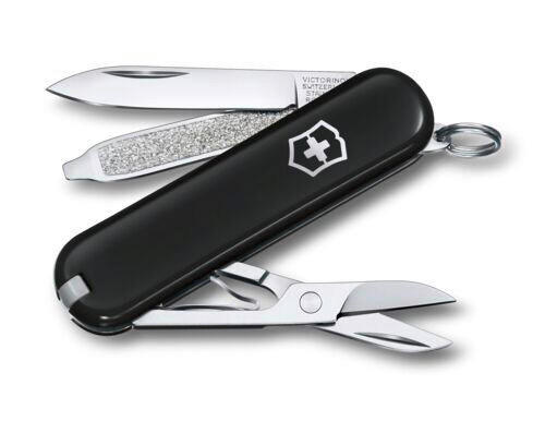 COUTEAU DE POCHE 5.8/1.8/9 cm  - noir, Basics, métal (5.8/1.8/9cm) - Victorinox