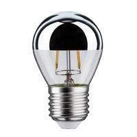LED-LEUCHTMITTEL   E27 1x2,6W W 220 lm  - Klar/Silberfarben, Basics, Glas (7,2cm) - Paulmann