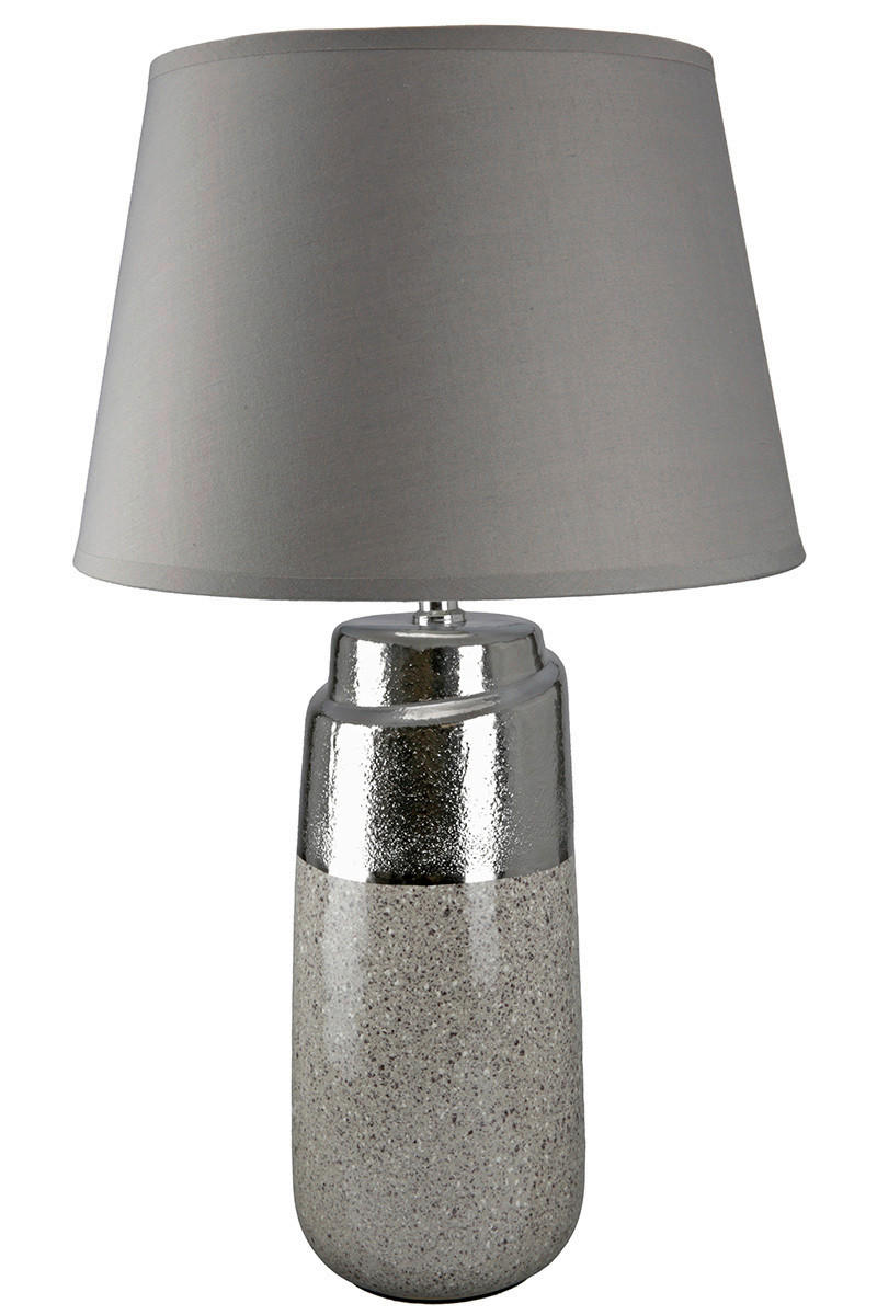 LED-DEKOLEUCHTE - Silberfarben/Grau, Basics, Keramik (30/30/52cm)