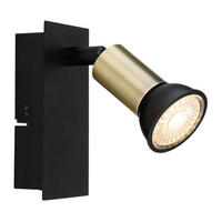 STRAHLER Drew 6/9/10,5 cm   - Goldfarben/Schwarz, Design, Metall (6/9/10,5cm) - Globo