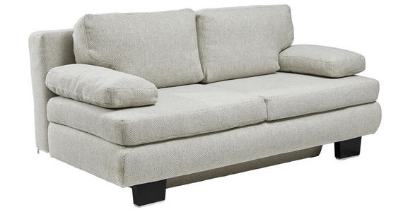 SCHLAFSOFA Beige - Wengefarben/Beige, Design, Holz/Textil (203/94/100cm) - Novel