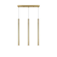 HÄNGELEUCHTE Lungo 45/4/150 cm   - Bernsteinfarben, Design, Metall (45/4/150cm)