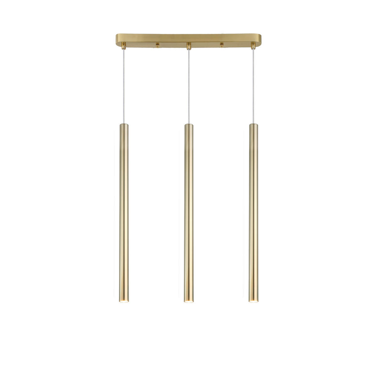 HÄNGELEUCHTE Lungo 45/4/150 cm   - Bernsteinfarben, Design, Metall (45/4/150cm)
