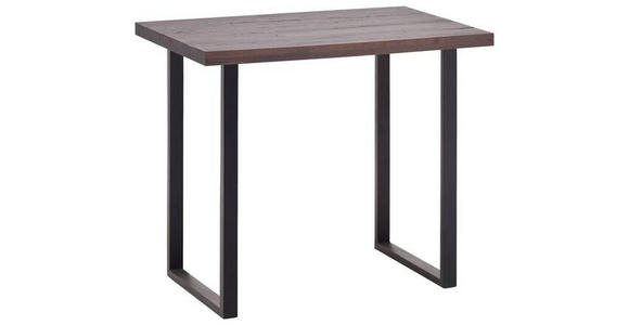 BARTISCH in Holz, Metall 120/80/95 cm   - Eichefarben/Anthrazit, Design, Holz/Metall (120/80/95cm) - Novel