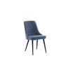 STOLSET 2 styck stål vävt tyg  - blå/svart, Design, metall/textil (50/88.5/66cm) - Livetastic