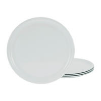 PIZZATELLERSET 4-teilig  - Weiß, Keramik (32cm) - Creatable