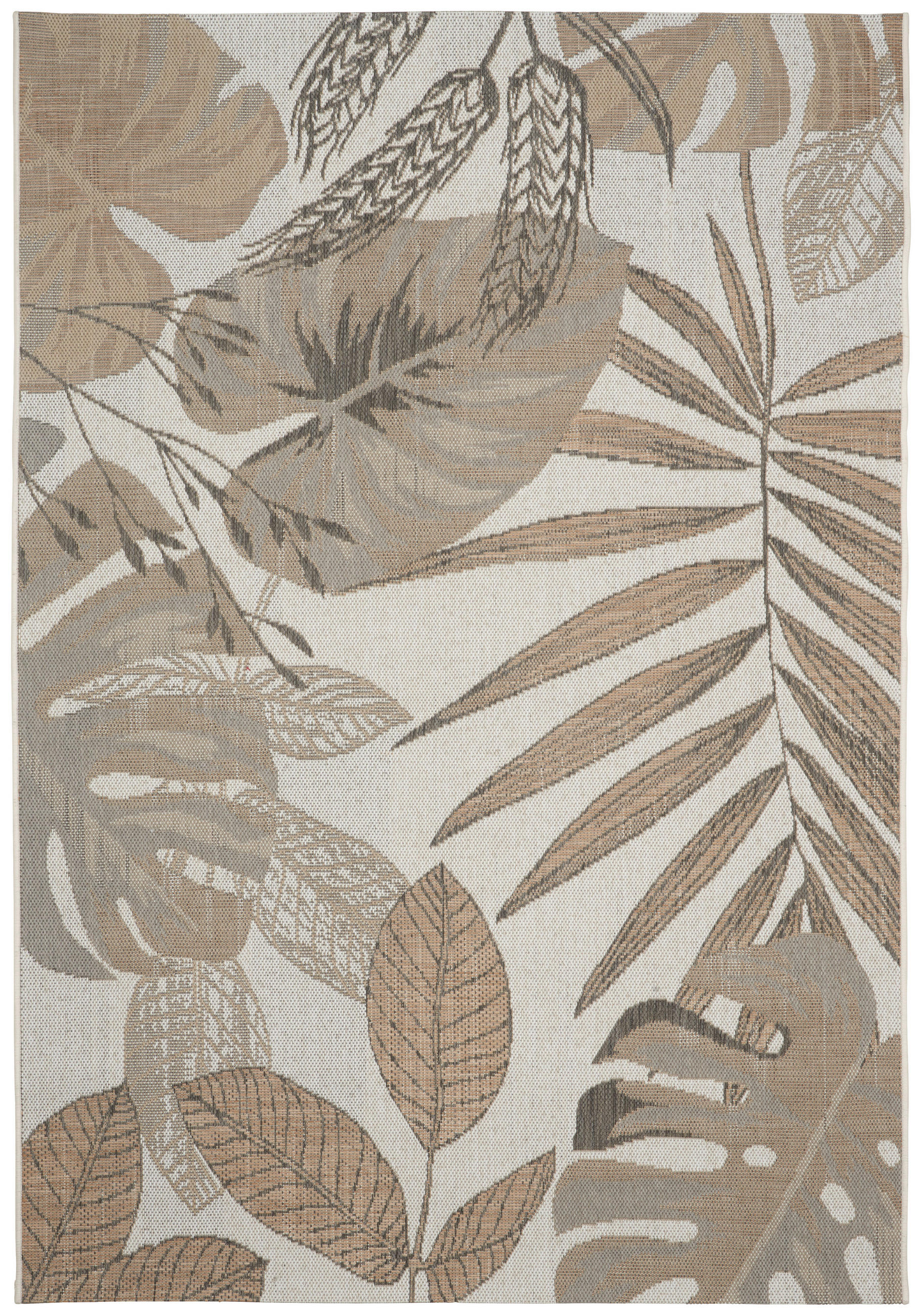 OUTDOORTEPPICH 160/230 cm Palm Beige  - Beige, Design, Textil (160/230cm) - Novel