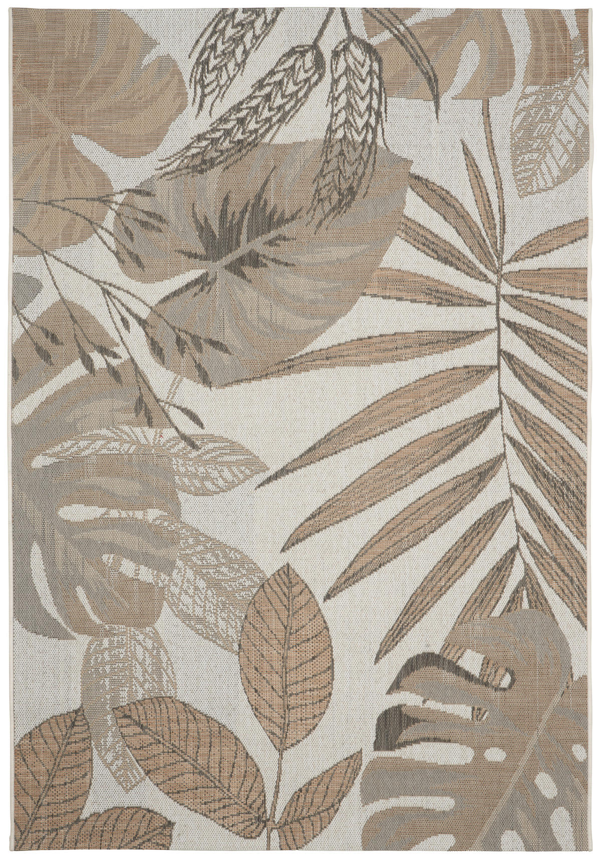 KÜLTÉRI SZŐNYEG  Palm  - bézs, Design, textil (160/230cm) - Novel