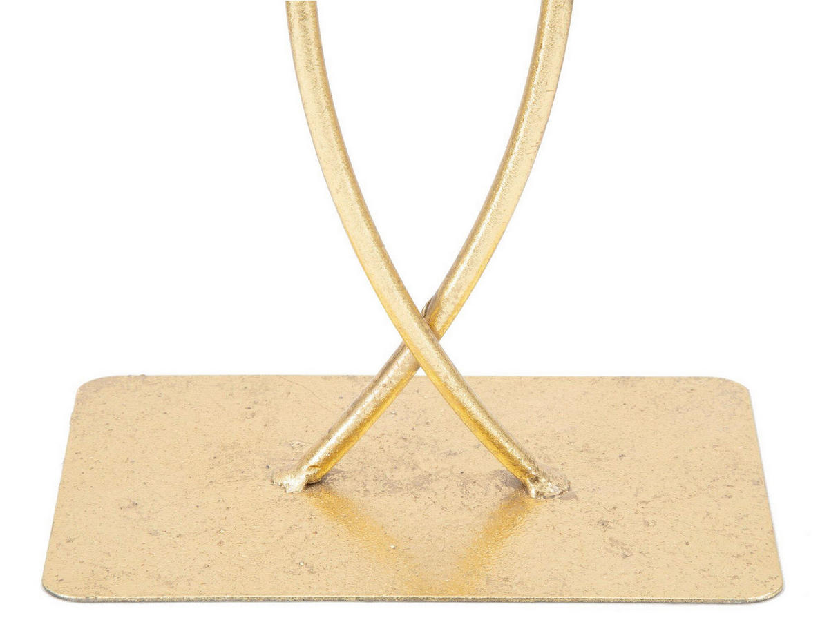 SKULPTUR - Goldfarben, Basics, Metall (25/35/8.5cm)