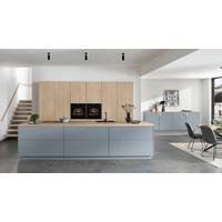 BEÉPÍTHETŐ KONYHA - világoskék, Design, faalapú anyag - Celina