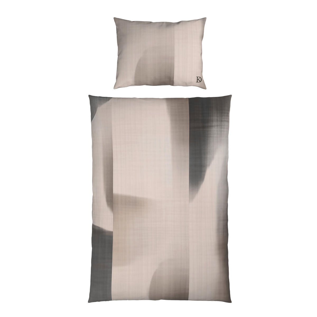 BETTWÄSCHE 2-teilig Satin 140/200 cm  - Grau, Design, Textil (140/200cm) - Dieter Knoll