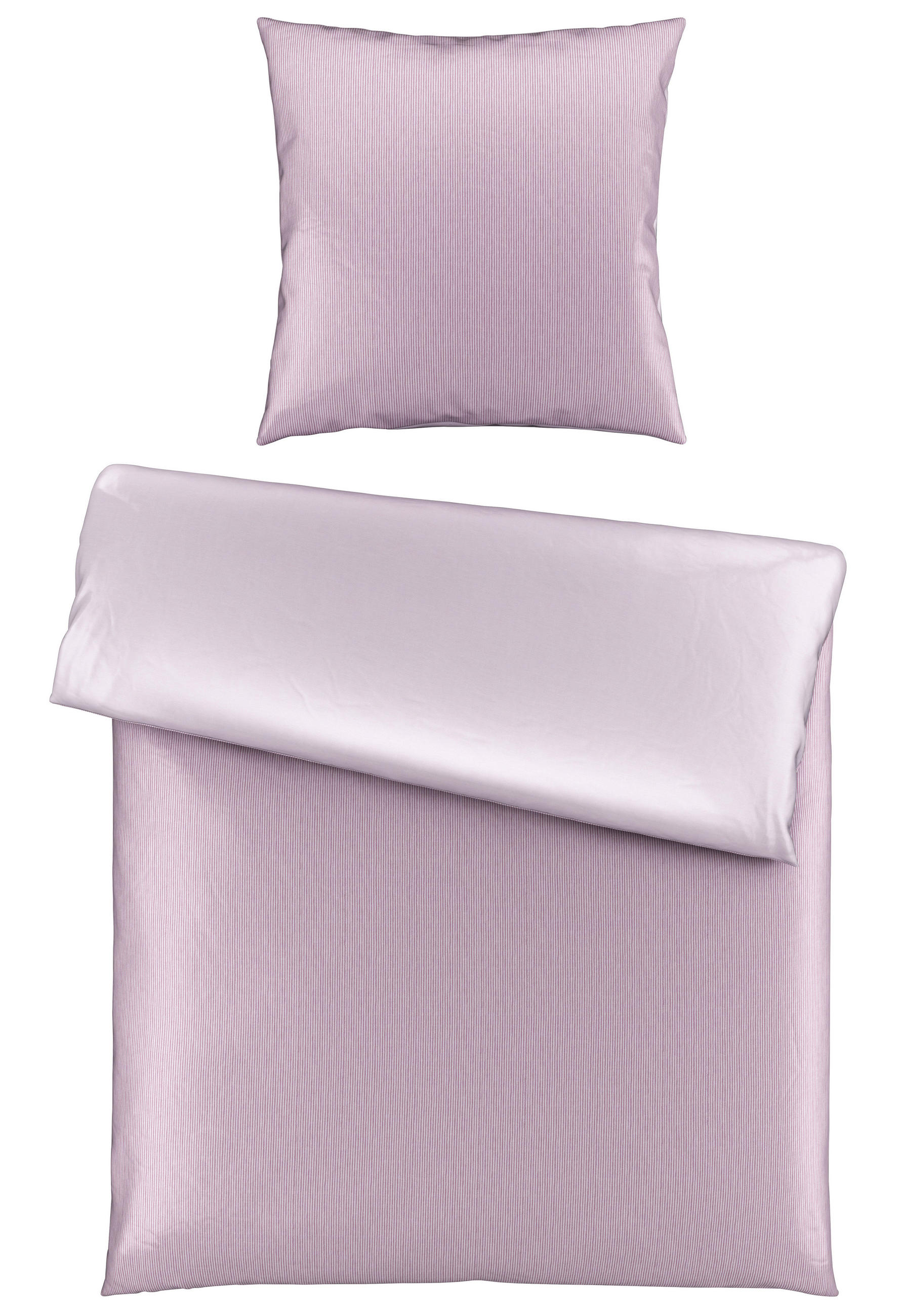 WENDEBETTWÄSCHE 135/200 cm Satin  - Mauve, Basics, Textil (135/200cm) - Bio:Vio