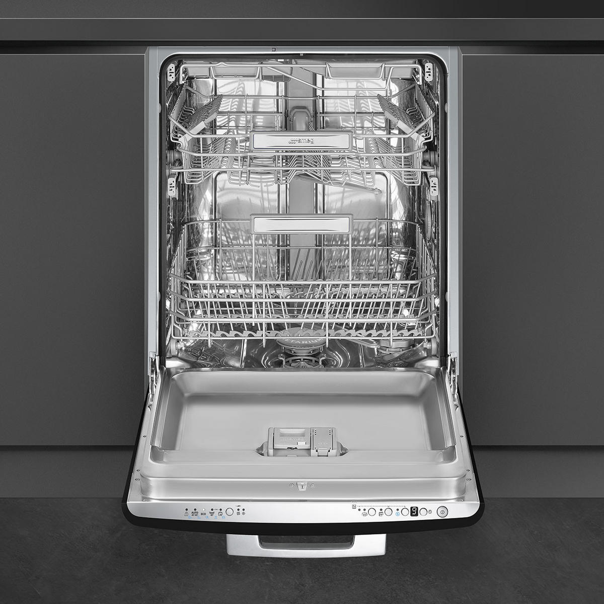 GESCHIRRSPÜLER STFABBL3  - Schwarz Hochglanz, Basics, Metall (59,8/81,8/58,4cm) - SMEG