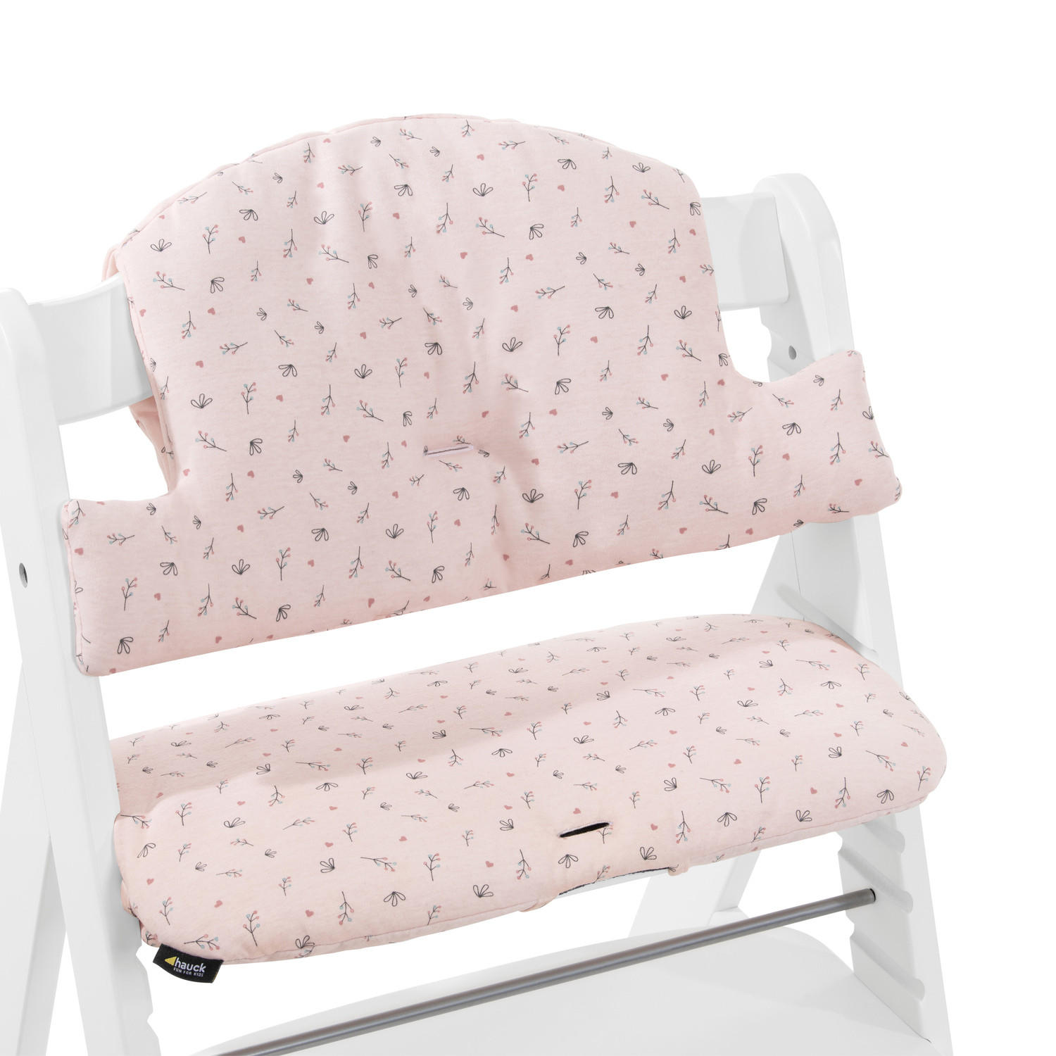 HOCHSTUHLEINLAGE HIGHCHAIRPAD SELECT  - Rosa, Basics, Textil (44/24cm) - Hauck