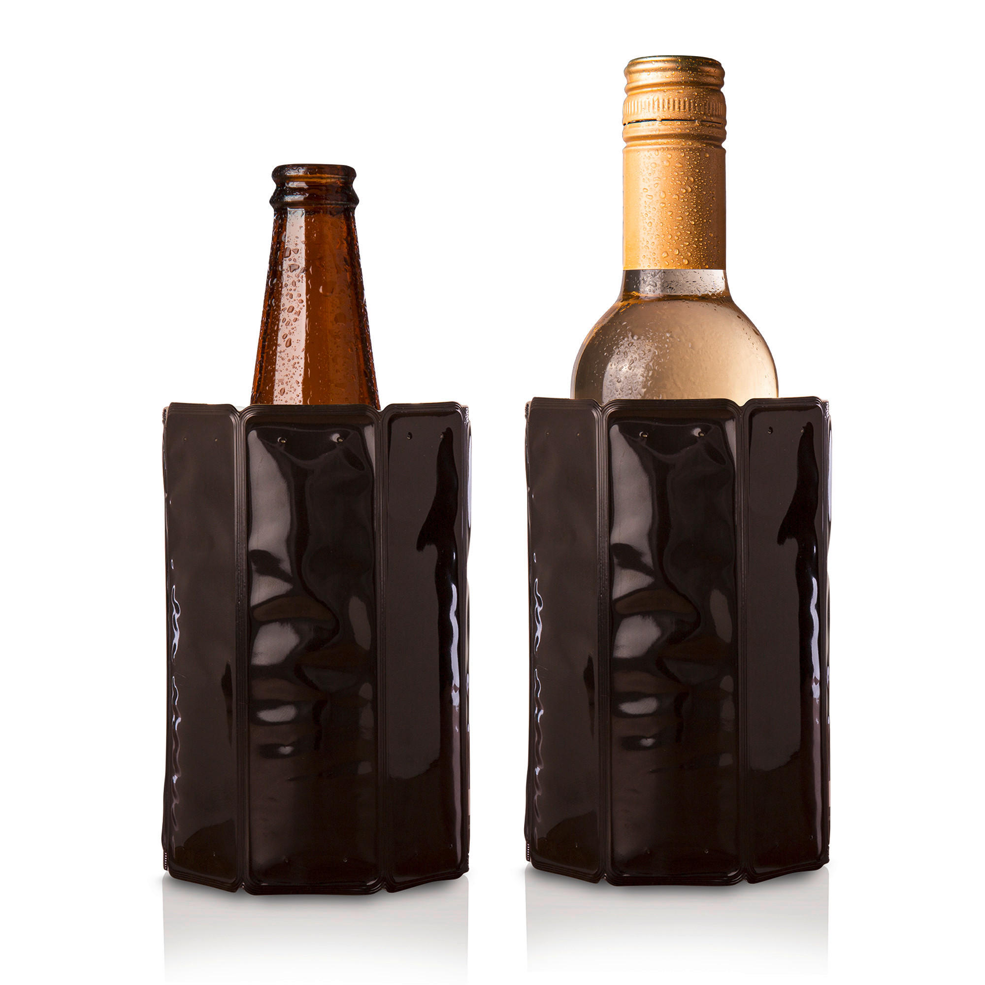 RASHLAĐIVAČ ZA VINO  0.33 l  - crna, Osnovno, plastika (11,5/17,5cm) - Vacu Vin