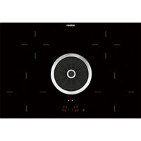 KOCHFELD-DUNSTABZUG-KOMBI BHA  - Edelstahlfarben/Schwarz, Basics, Glas/Metall (76/19,6/51,5cm) - Bora