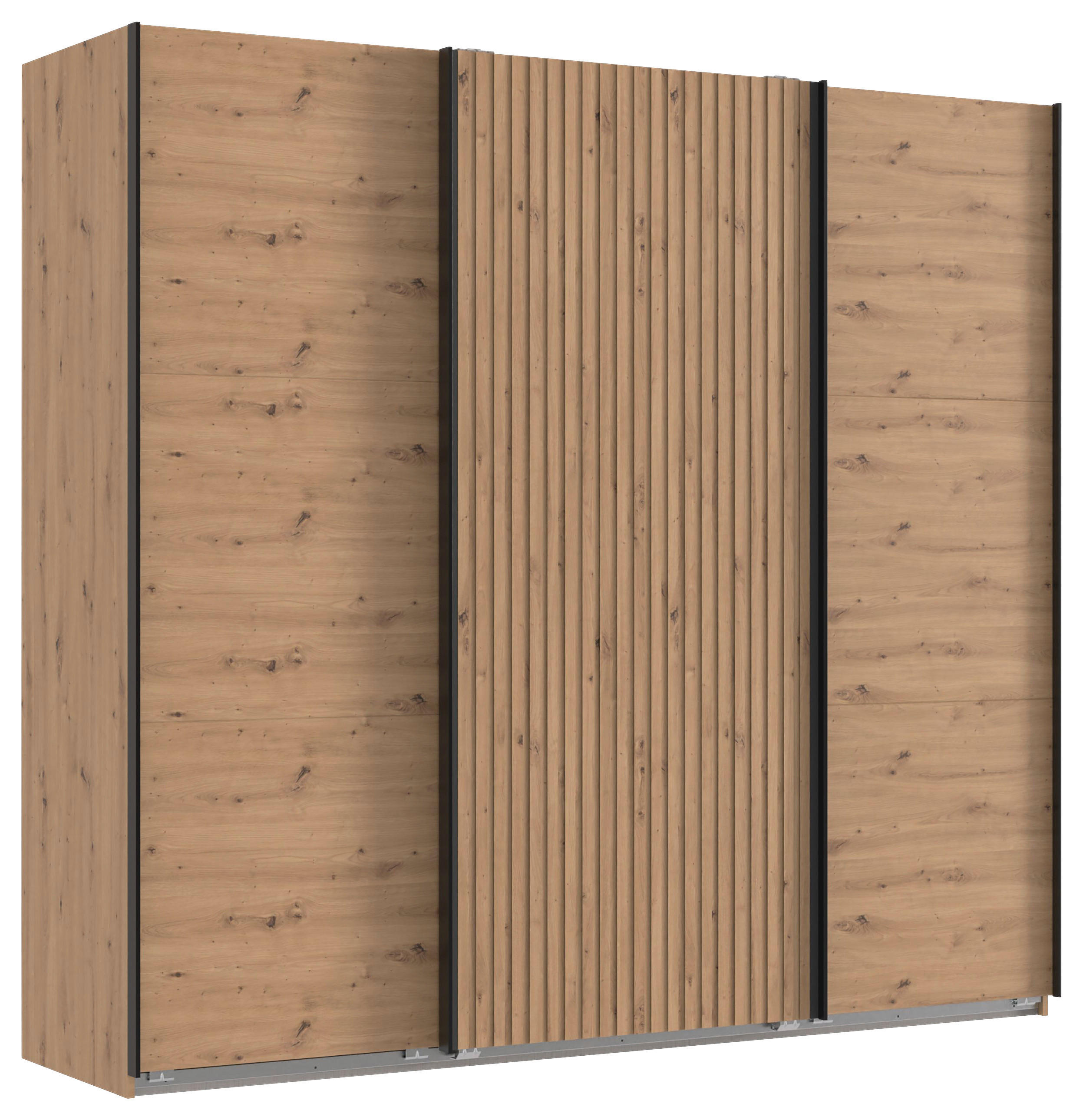 SCHWEBETÜRENSCHRANK in Eiche Artisan  - Eiche Artisan, Modern, Holzwerkstoff (250/216/65cm) - MID.YOU
