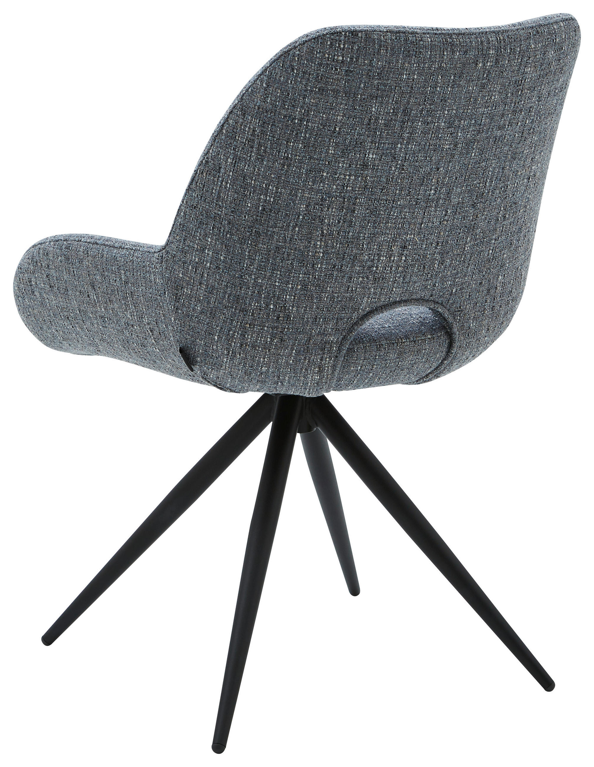 STUHL - Petrol/Schwarz, Design, Textil/Metall (58/83/63cm) - Dieter Knoll