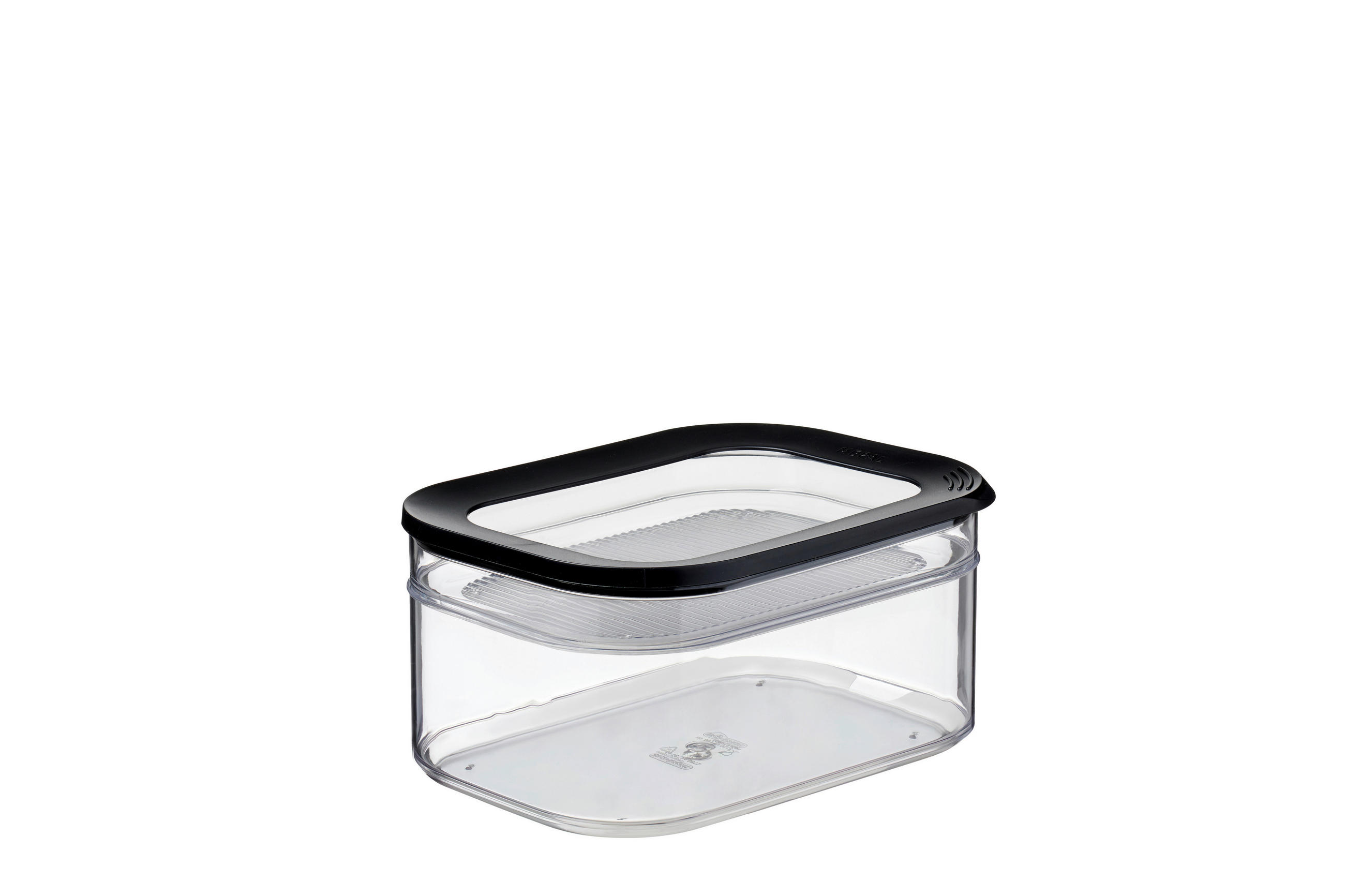 AUFSCHNITTDOSE Modula 2,550 L  - Transparent/Schwarz, KONVENTIONELL, Kunststoff (22,9/16,4/8,7cm) - Mepal