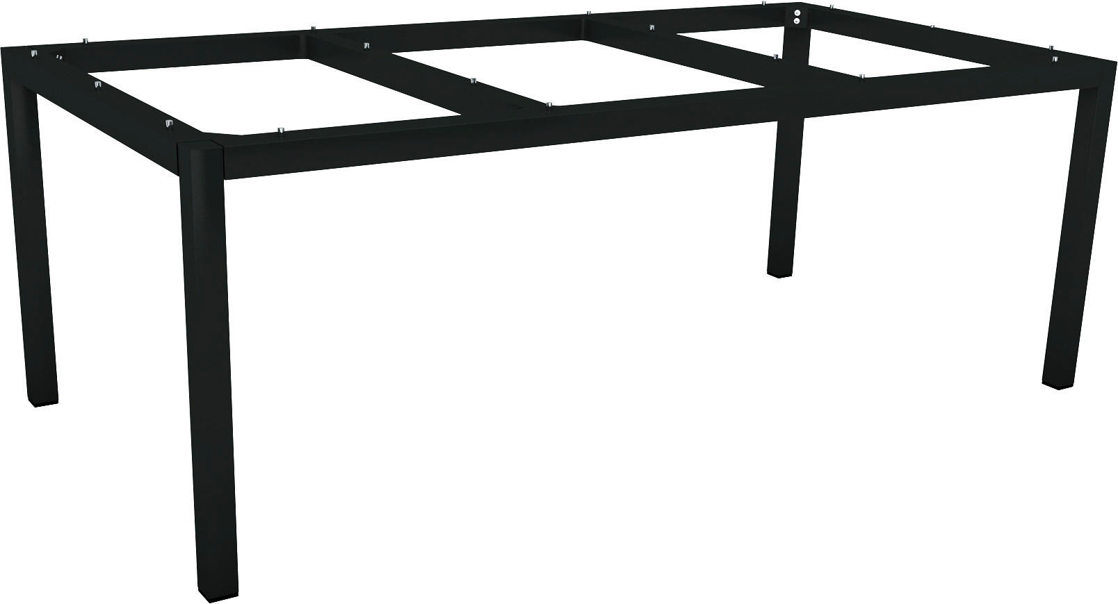 TISCHGESTELL in Metall 200/100/73 cm   - Anthrazit, Design, Metall (200/100/73cm) - Stern