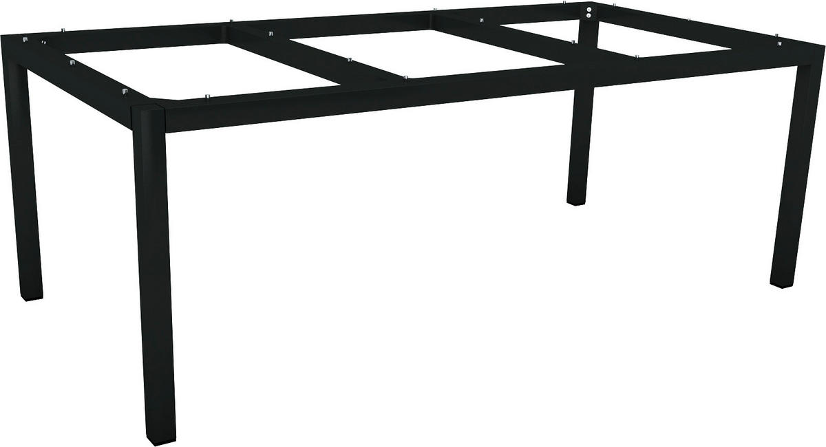 TISCHGESTELL in Metall 200/100/73 cm   - Anthrazit, Design, Metall (200/100/73cm) - Stern