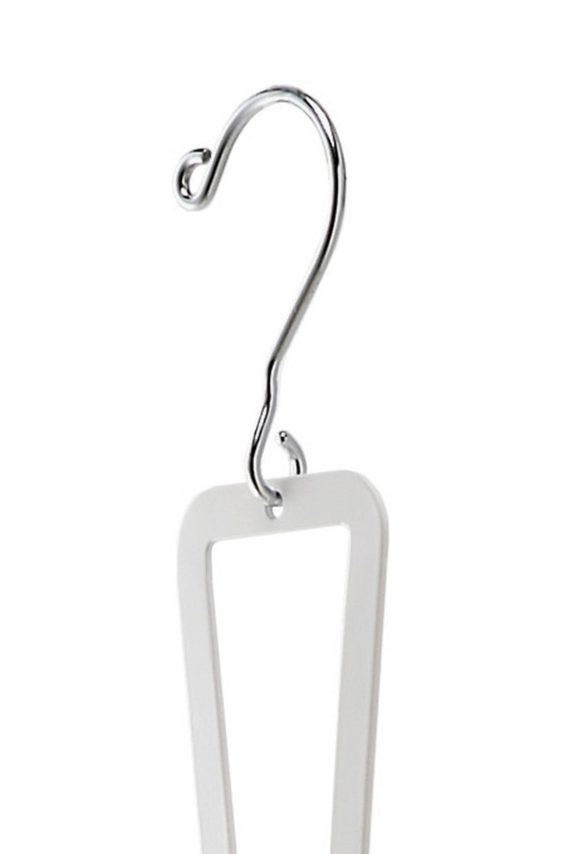 TASCHENHALTER - Weiss, Basics, Metall (7,5/8/77cm)