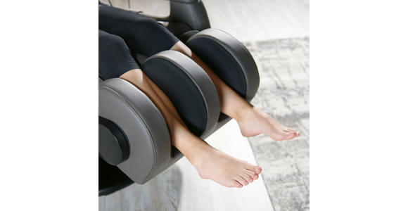 MASSAGESESSEL  mit Kombination Echtleder/Lederlook Schlammfarben    - Schlammfarben, Design, Leder (80/117/114cm) - Cantus