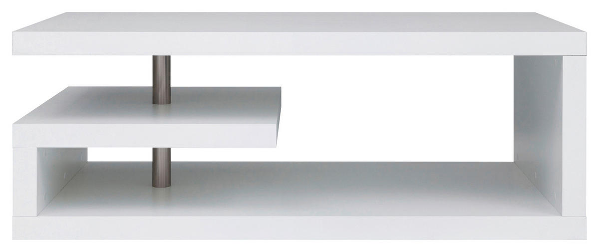 KONFERENČNÝ STOLÍK, biela, kompozitné drevo, 120/60/45 cm - biela, Design, kompozitné drevo (120/60/45cm)