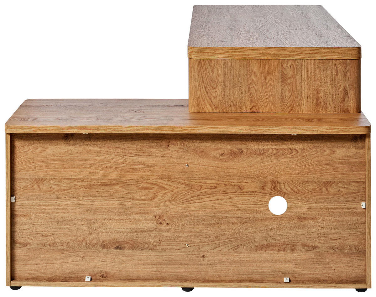 ECKSCHREIBTISCH 140/118/76 cm  in Eichefarben  - Eichefarben, Modern, Holzwerkstoff (140/118/76cm) - Livetastic