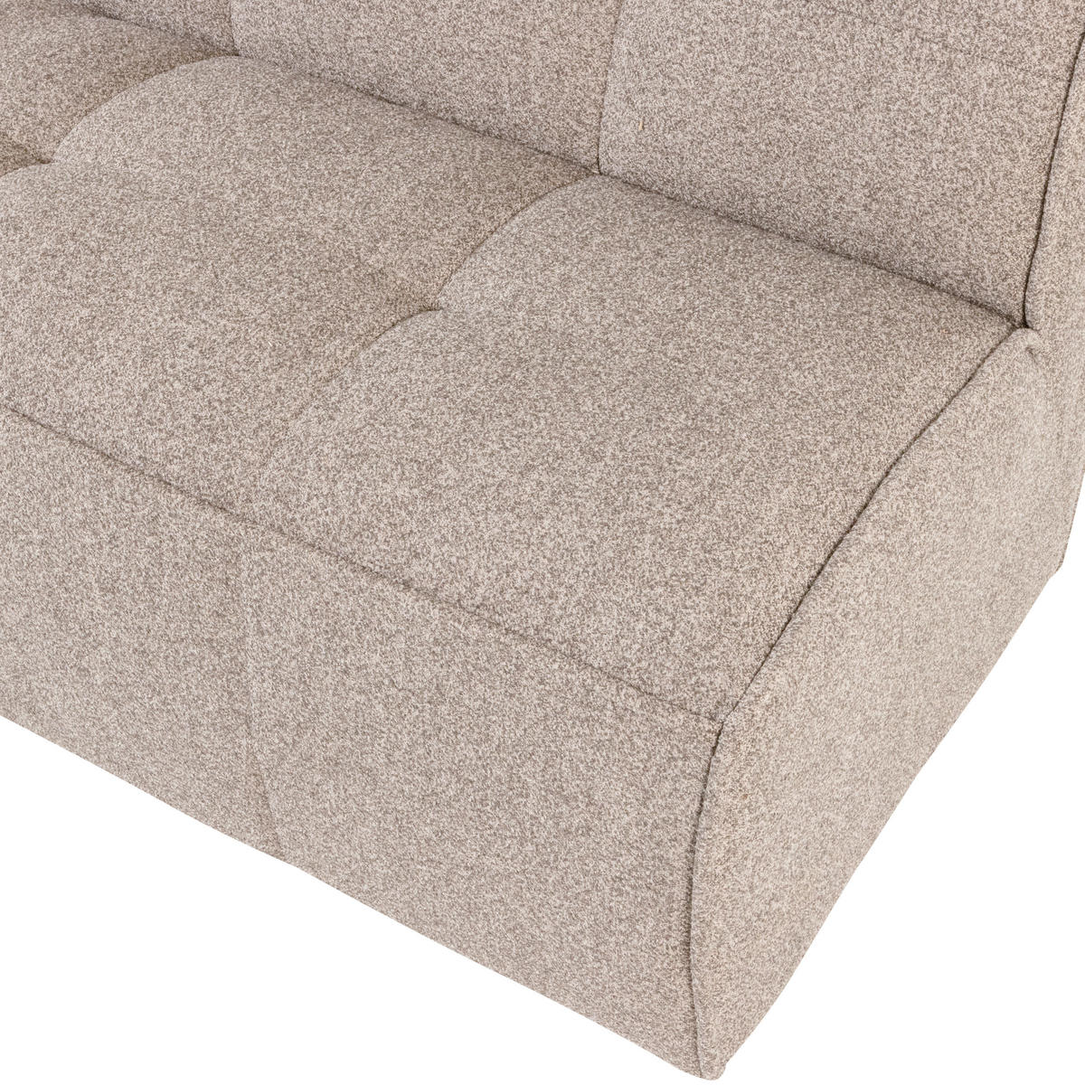 SITZBANK in Textil Khaki  - Khaki/Schwarz, MODERN, Kunststoff/Textil (164/86/75cm) - Livetastic
